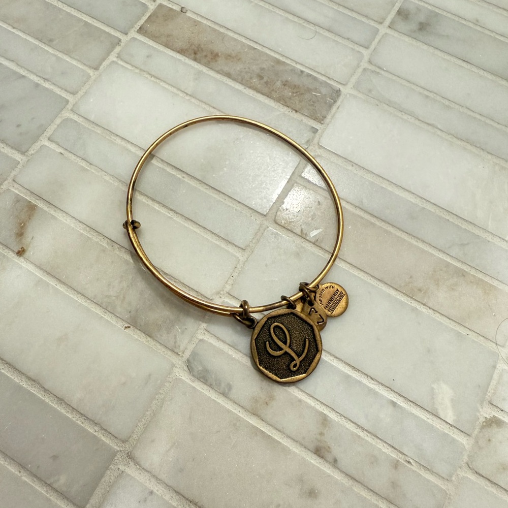 Alex and Ani Gold Charm Bracelet